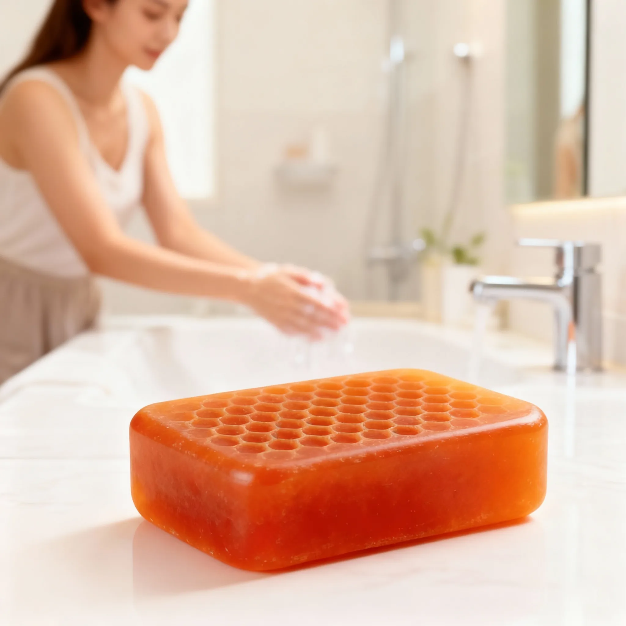 Jabón Artesanal Luz De Miel - Imagen 2